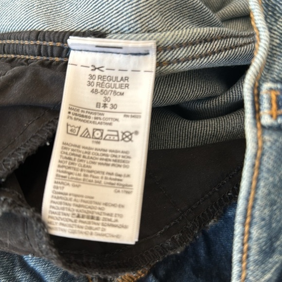 Gap Unisex size 30. High rise slim straight jeans - Picture 6 of 8